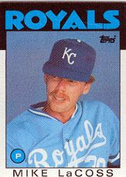 1986 Topps Baseball Cards      359     Mike LaCoss